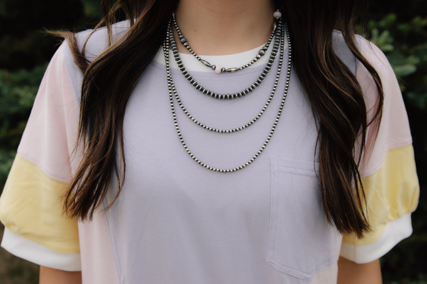 Purple Colorblock Top