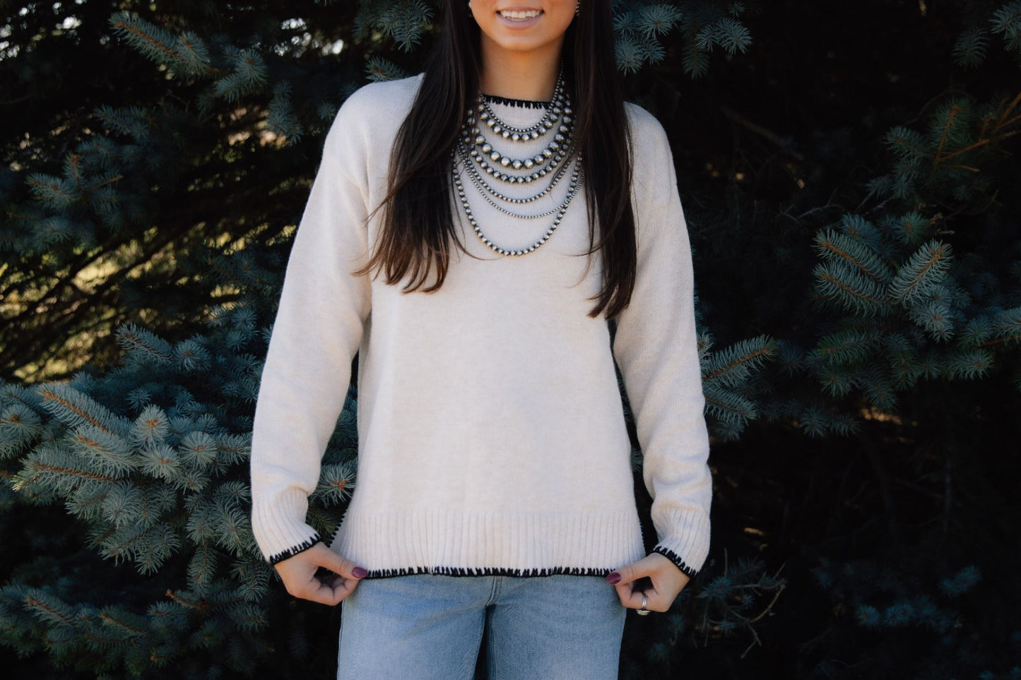 Light Khaki Pullover Sweater