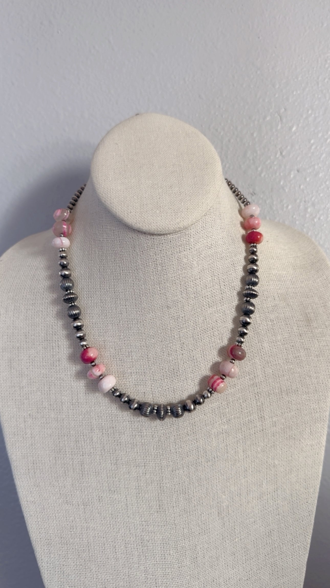 16" Pink Peach Opal
