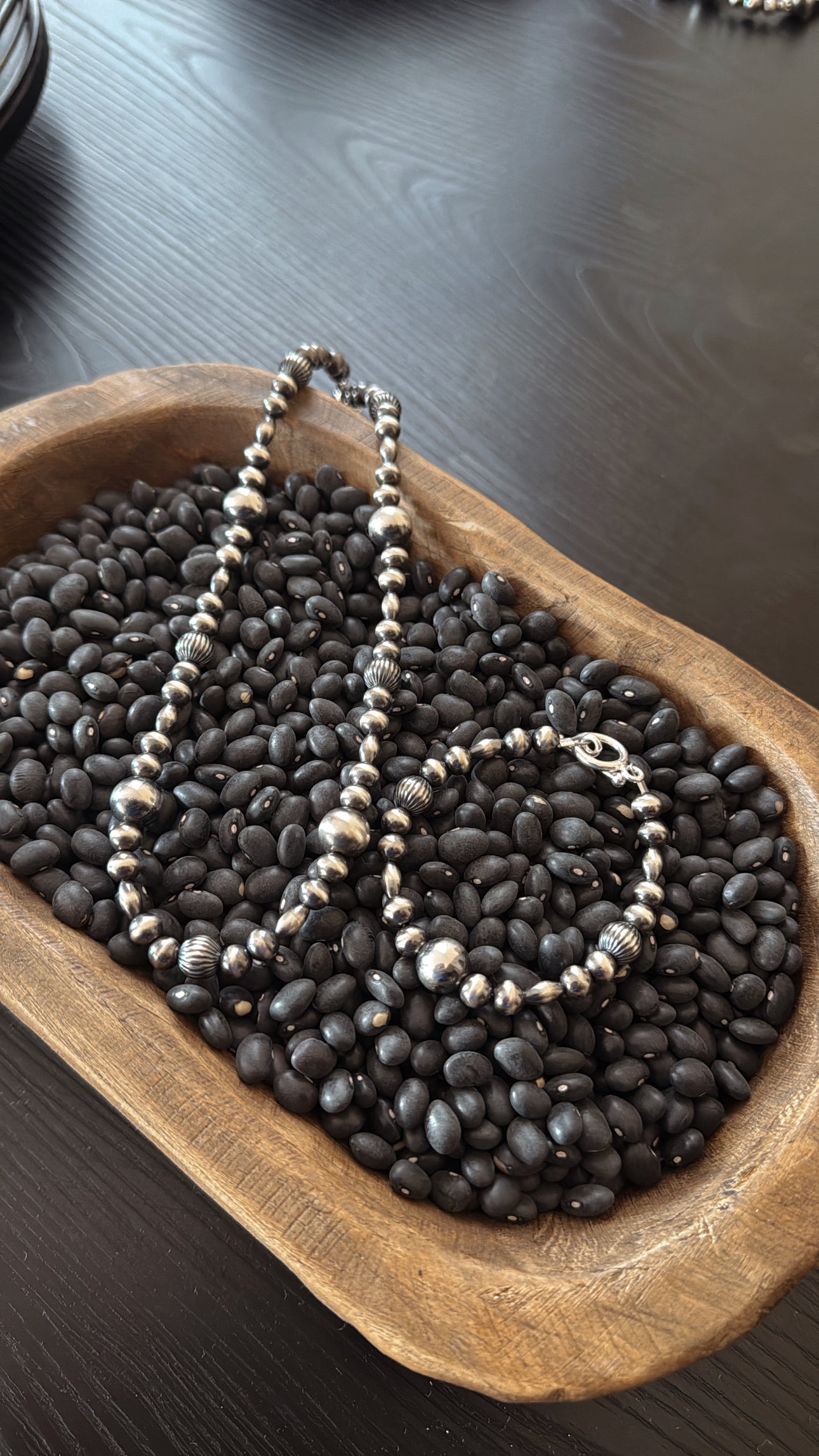 Corrugated & Mini Torpedo Necklace & Bracelet Set