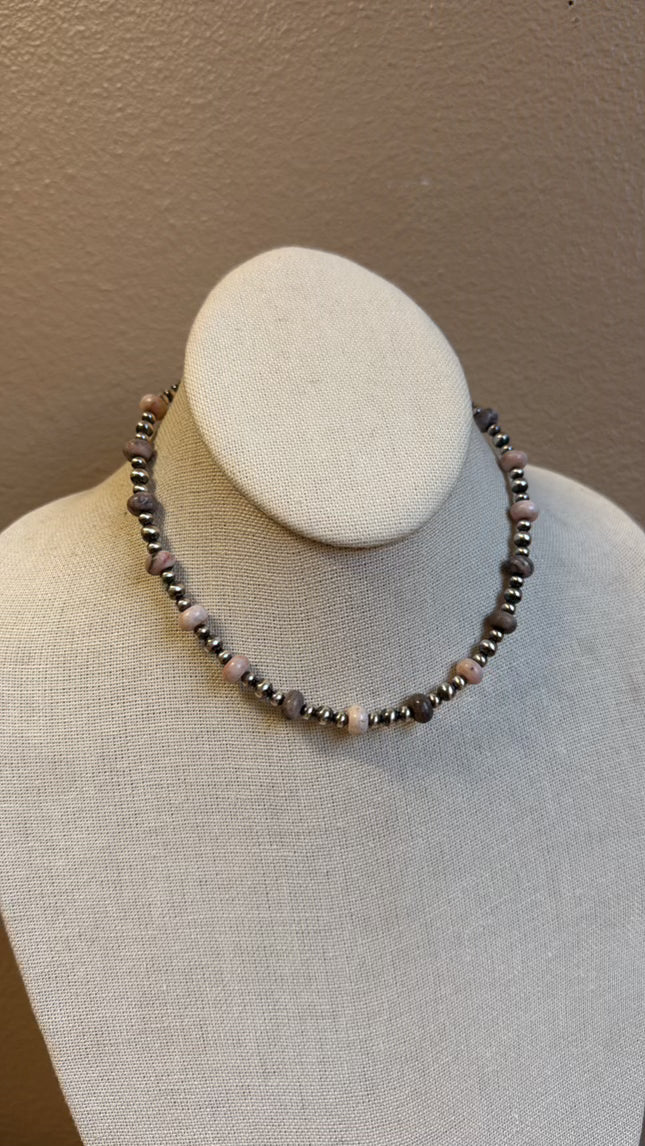 14" Pink Zebra Jasper
