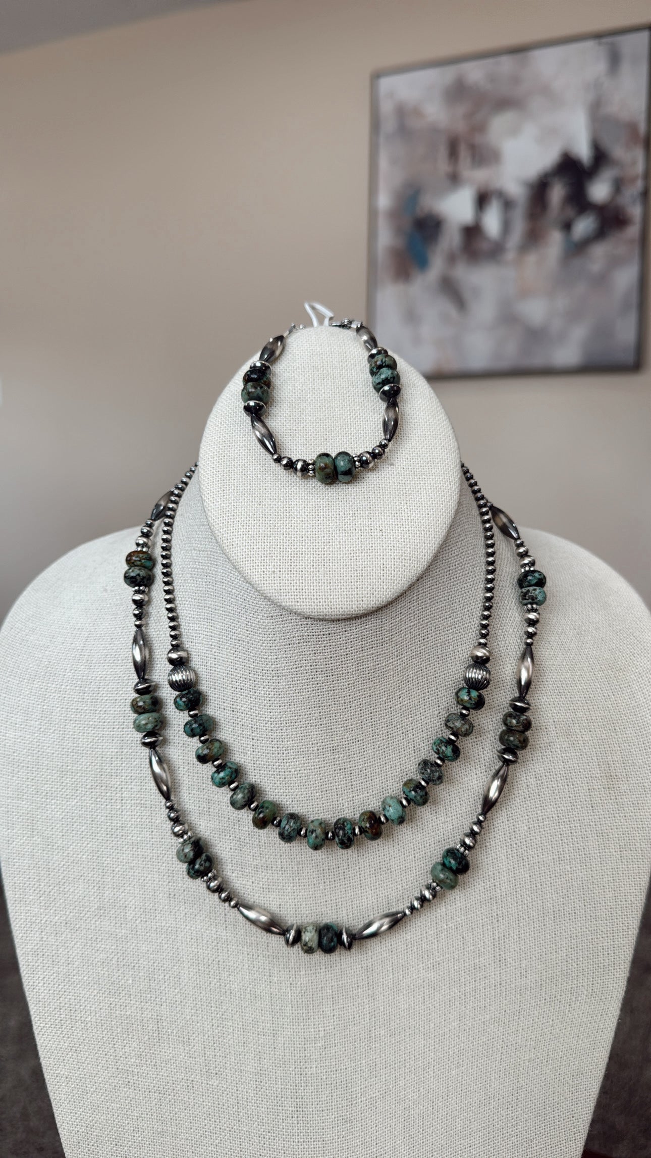 African Turquoise Bracelet