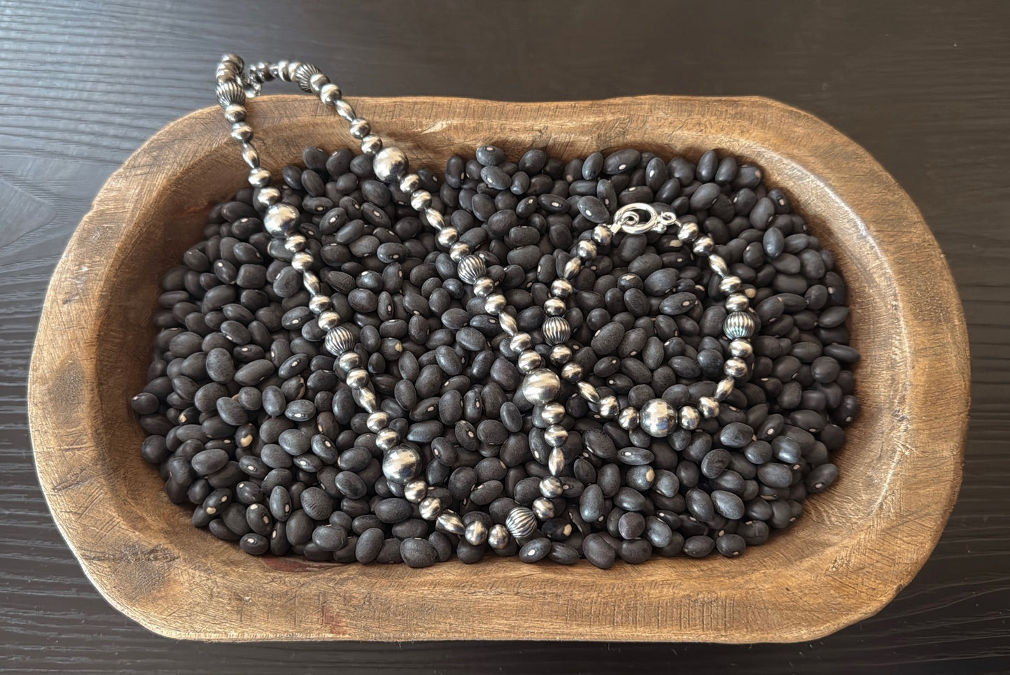 Corrugated & Mini Torpedo Necklace & Bracelet Set