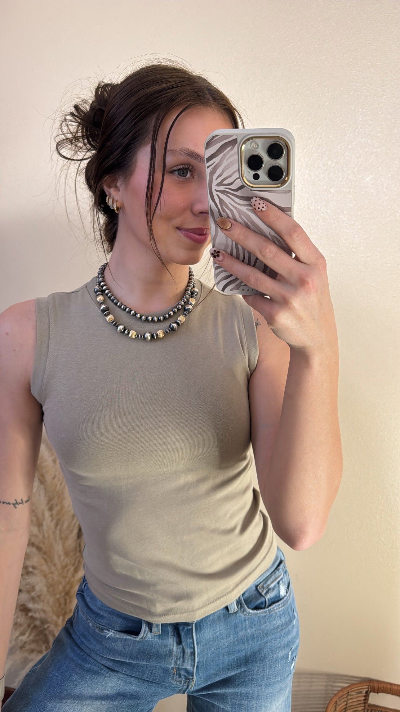 Apricot Layering Tank Top