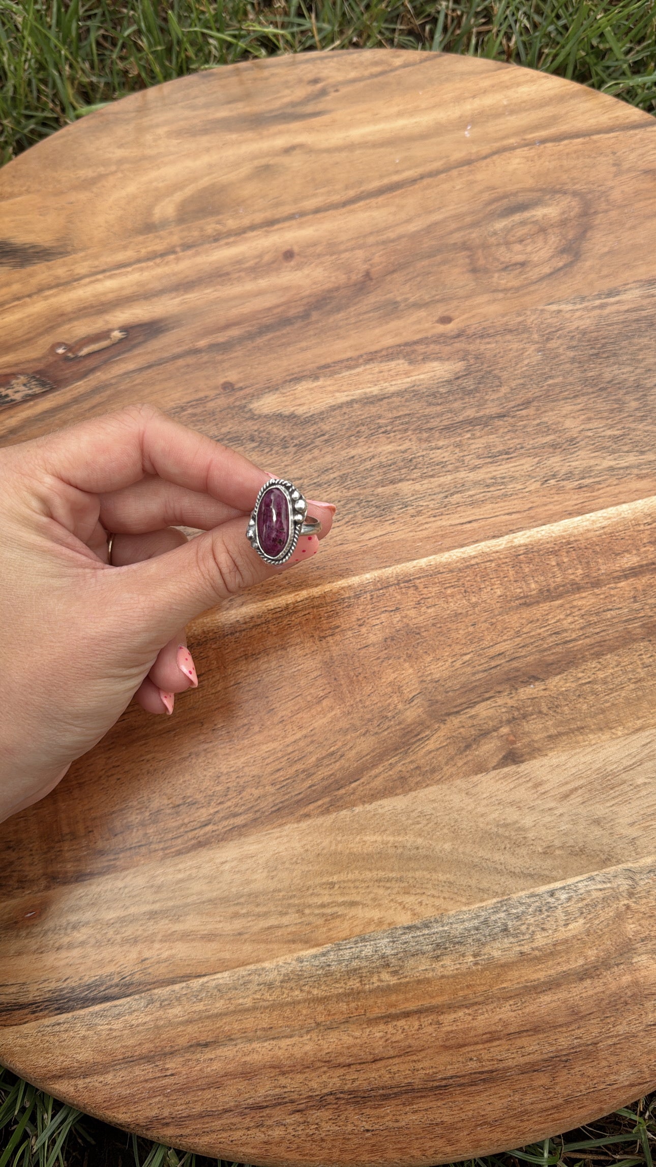 Purple Spiny Ring