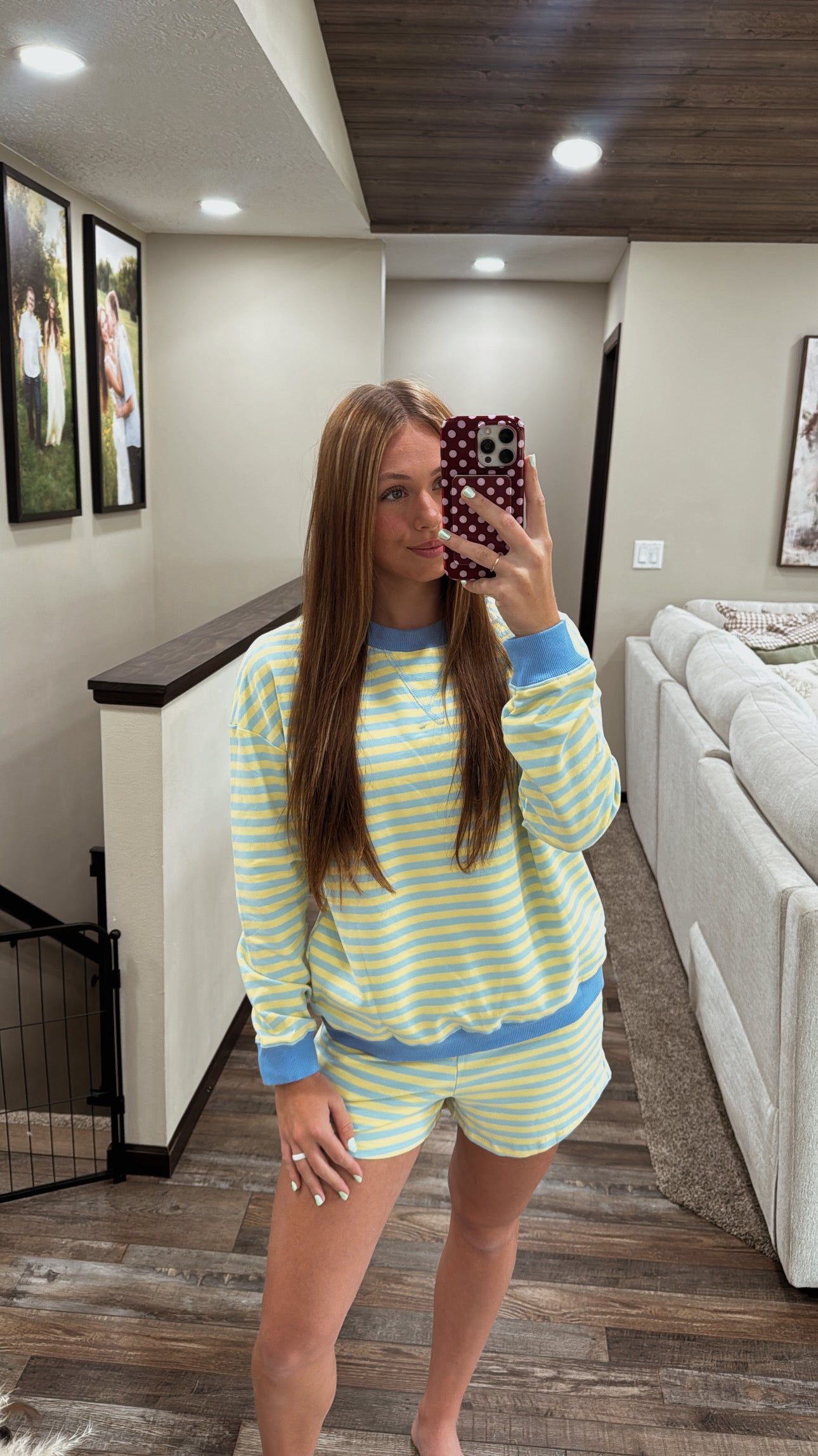 Blue/Yellow Matching Set