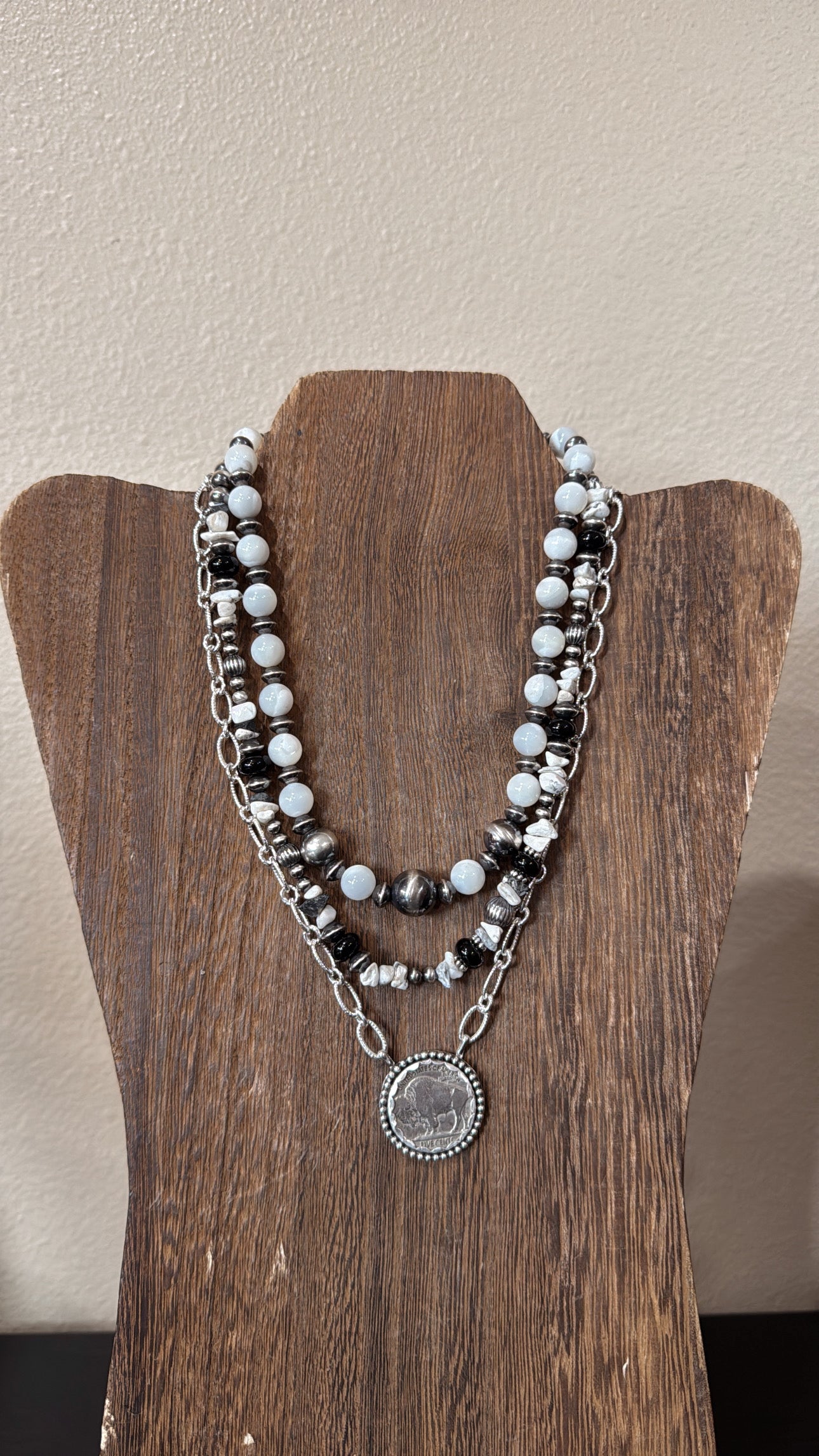 18" Buffalo Coin Necklace
