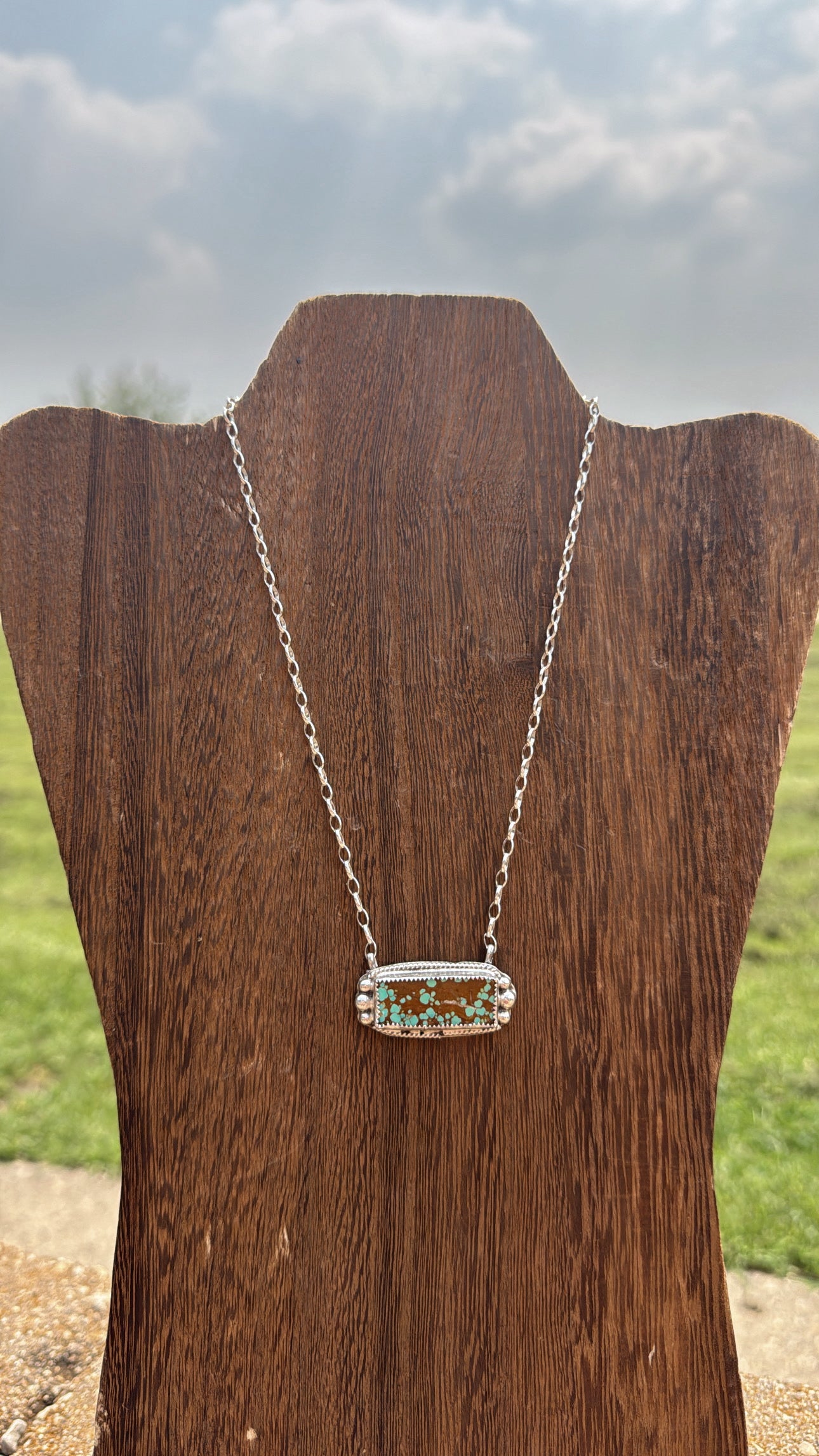 16" 70's #8 Turquoise