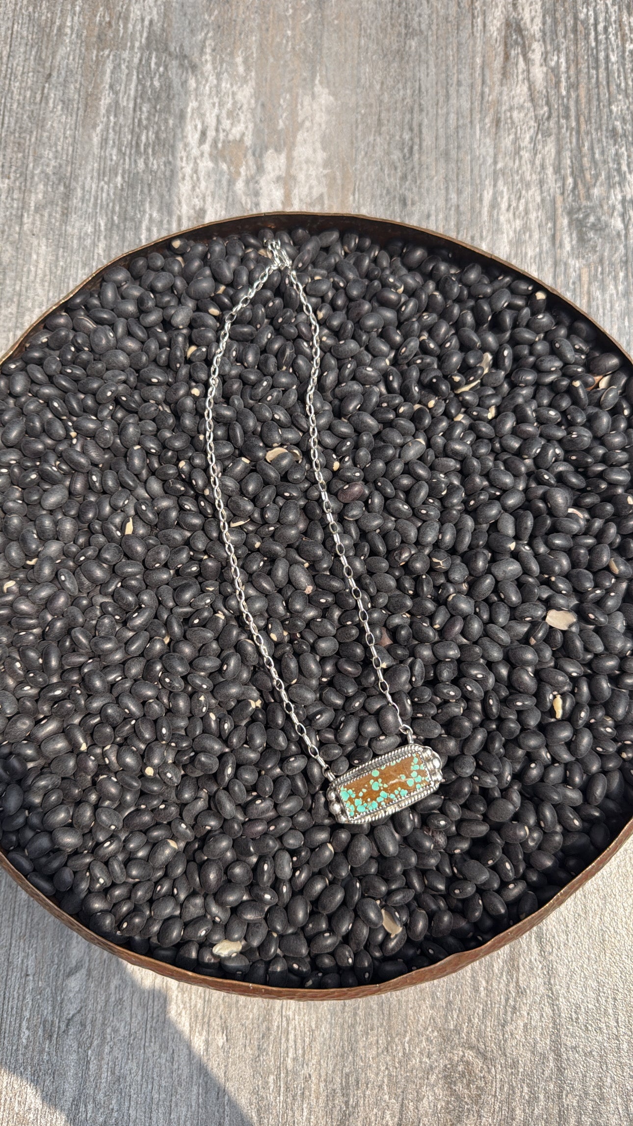 16" 70's #8 Turquoise