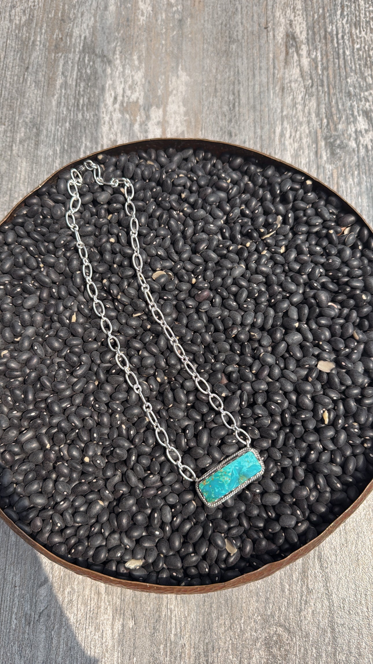18" 70's Hardy Pit Kingman Turquoise