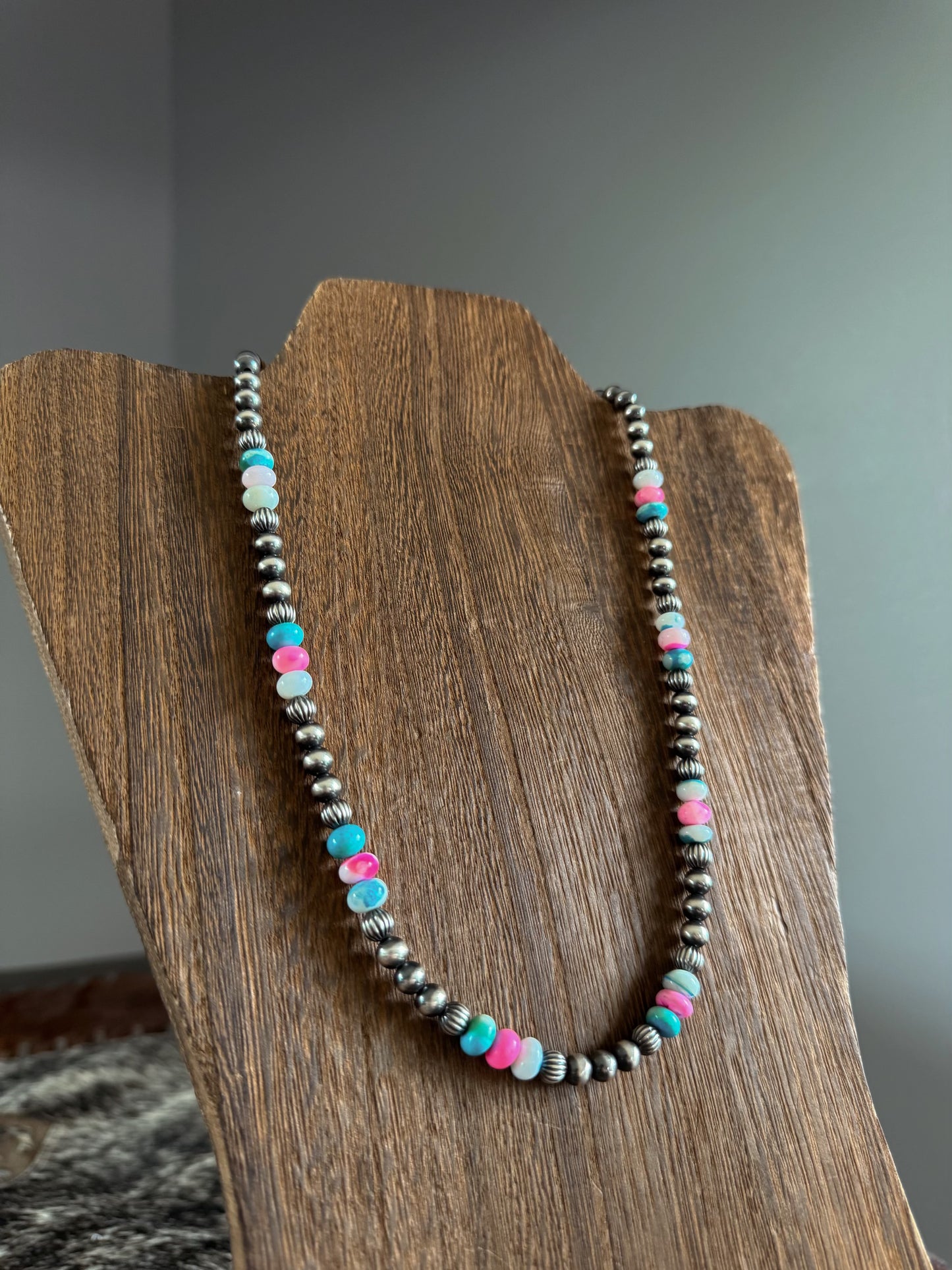 17" Blue & Pink