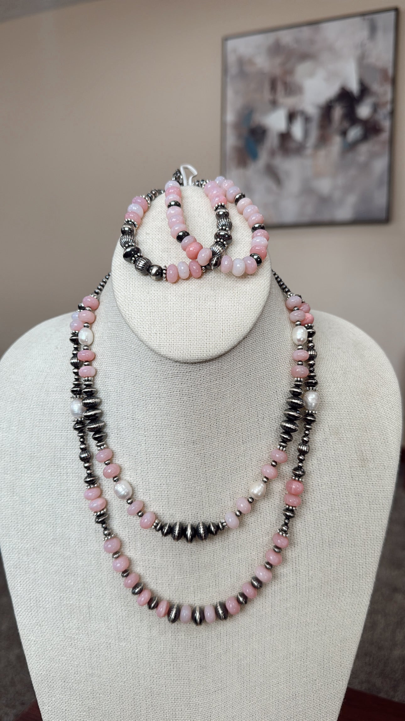 Pink Opal Bracelet 2