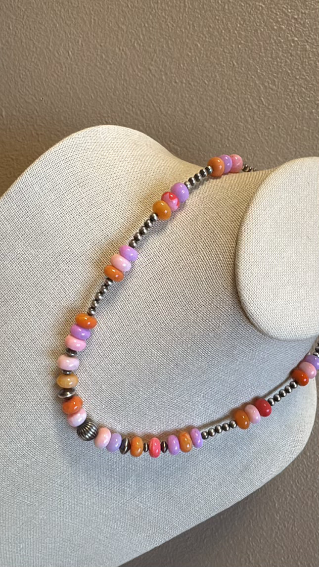 17" Orange & Purple