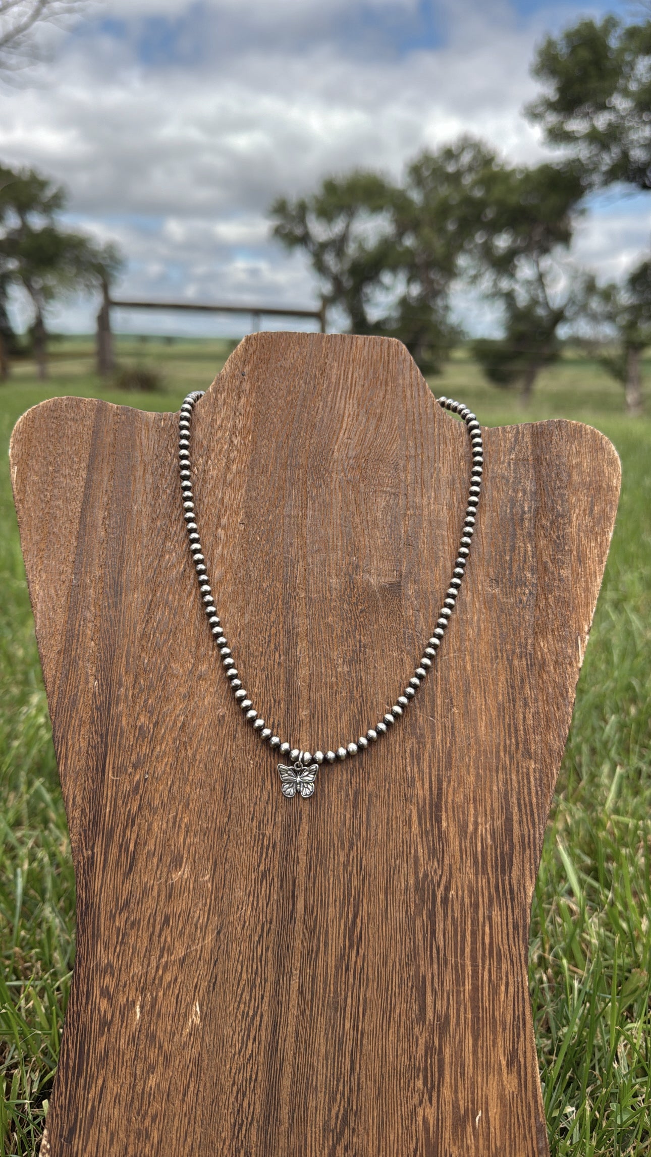 14" Butterfly Necklace