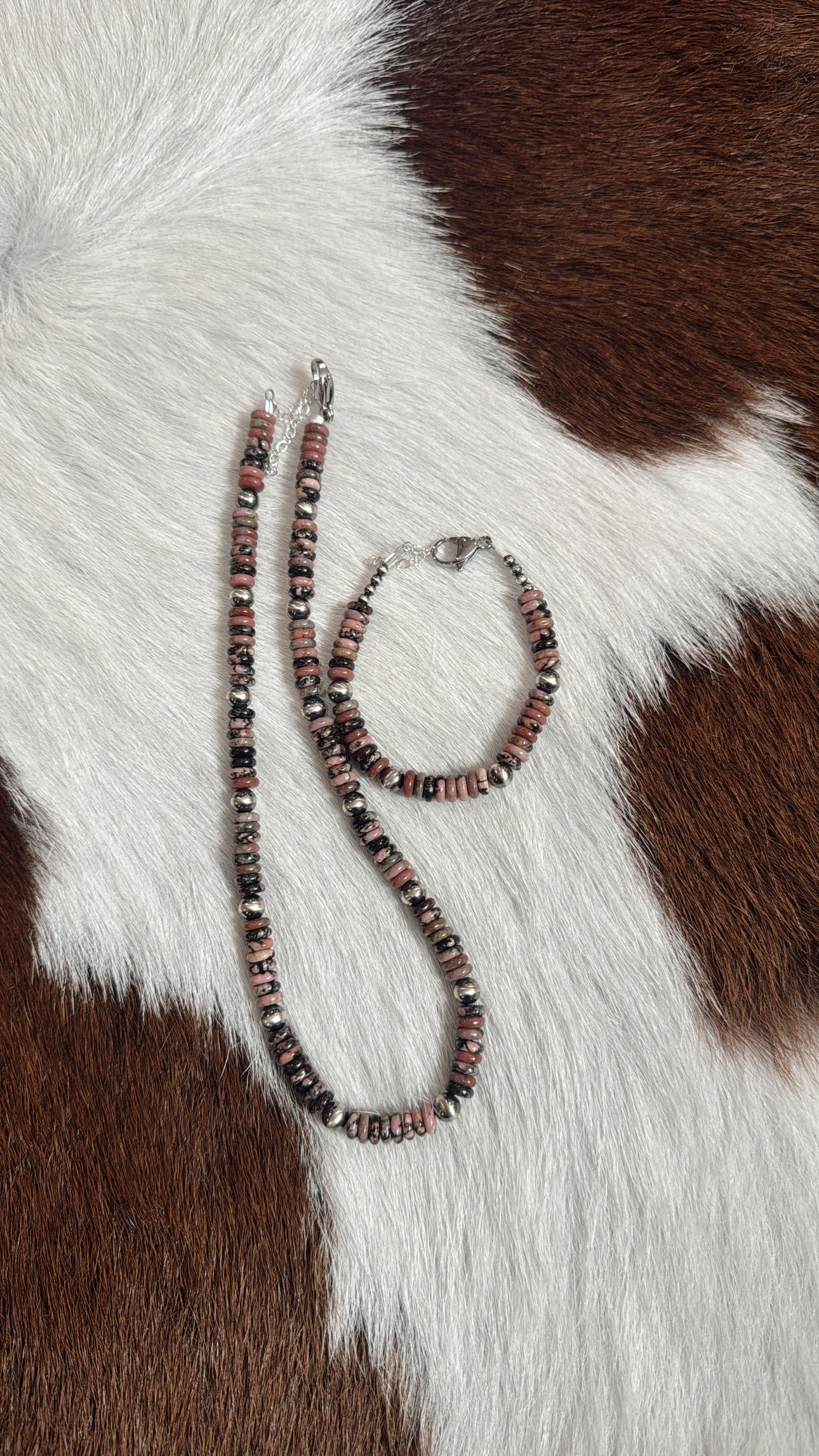 Rhodonite w/ Matrix Bracelet