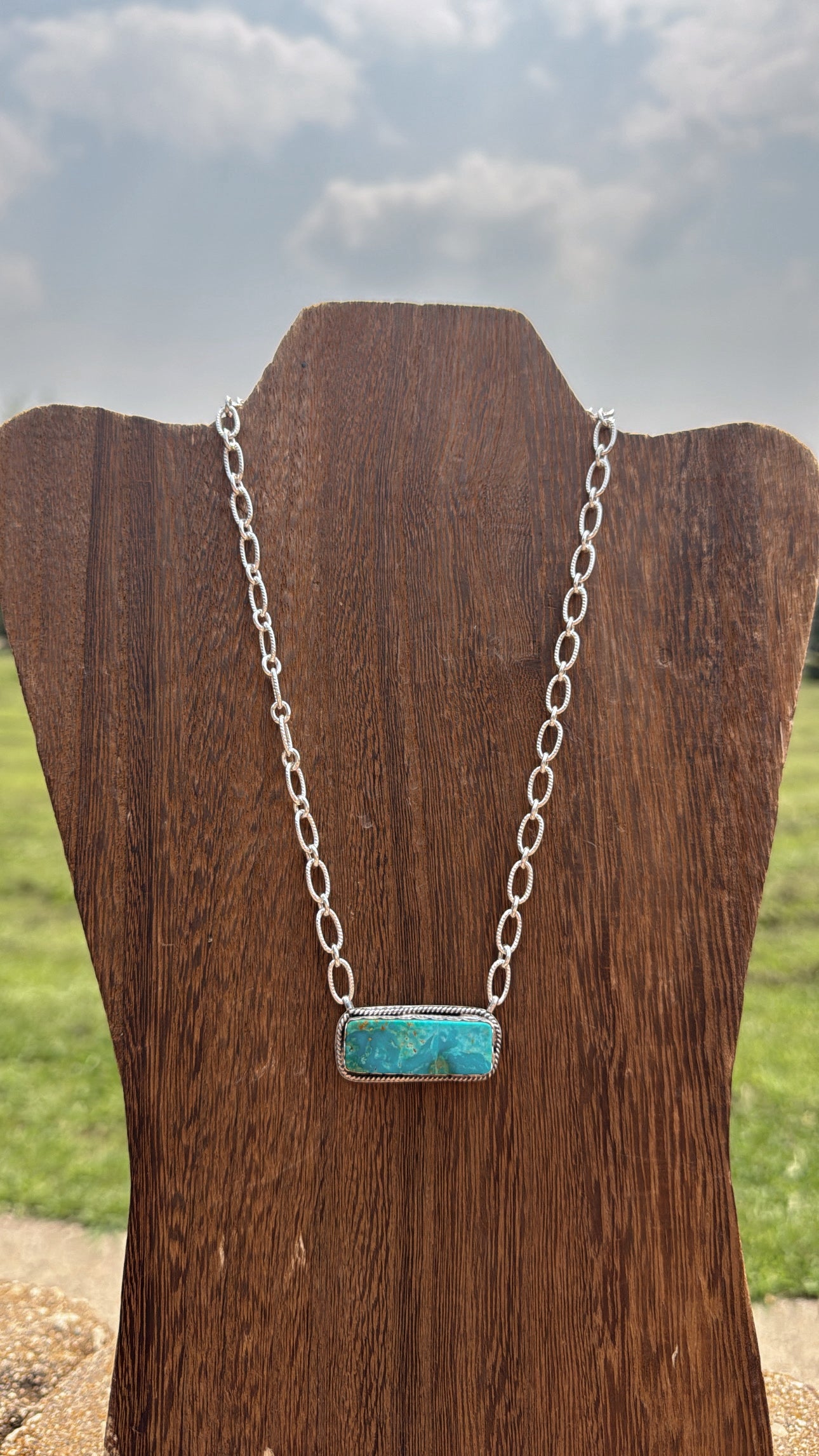 18" 70's Hardy Pit Kingman Turquoise