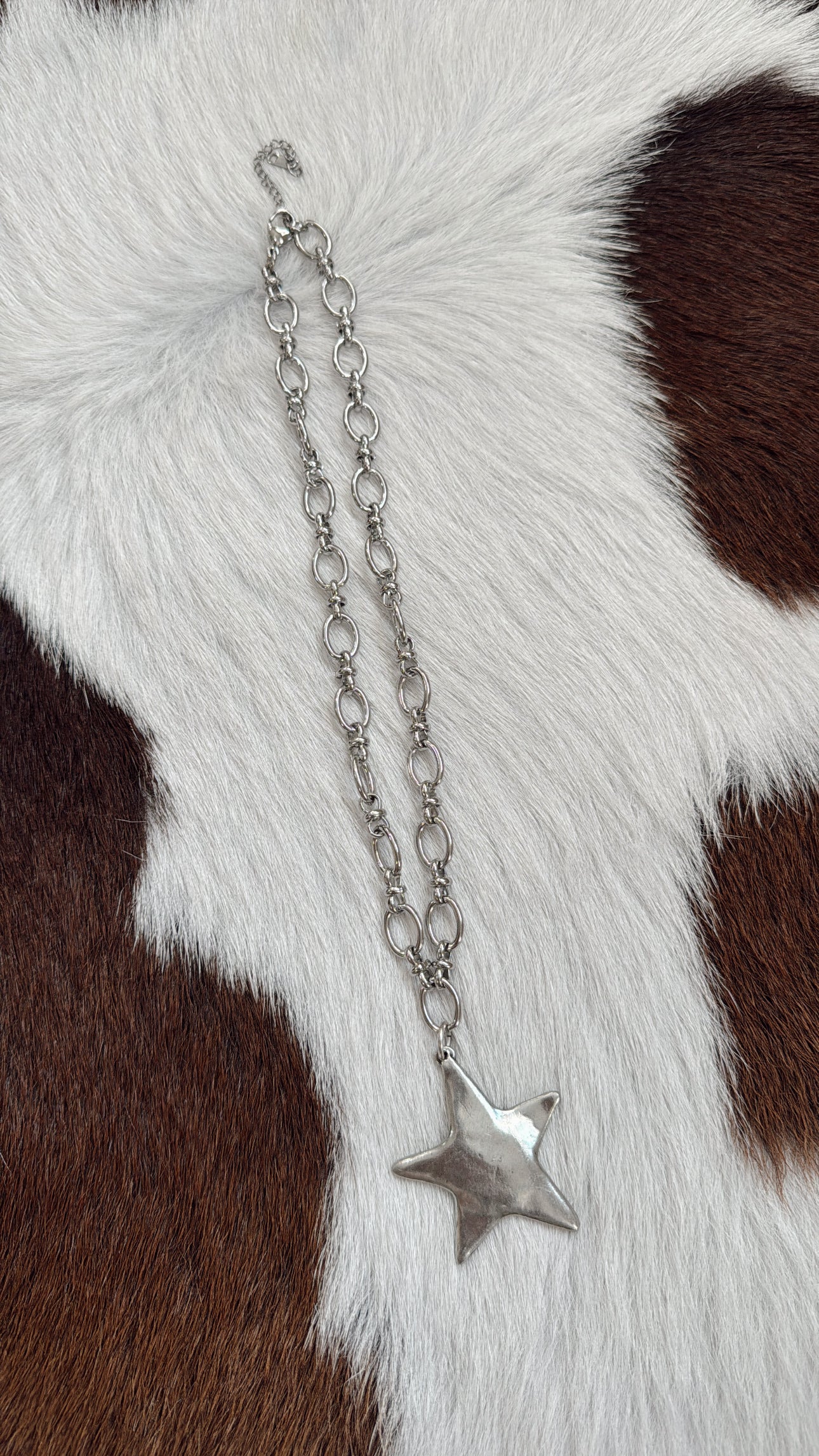 Star Pendant Necklace Silver