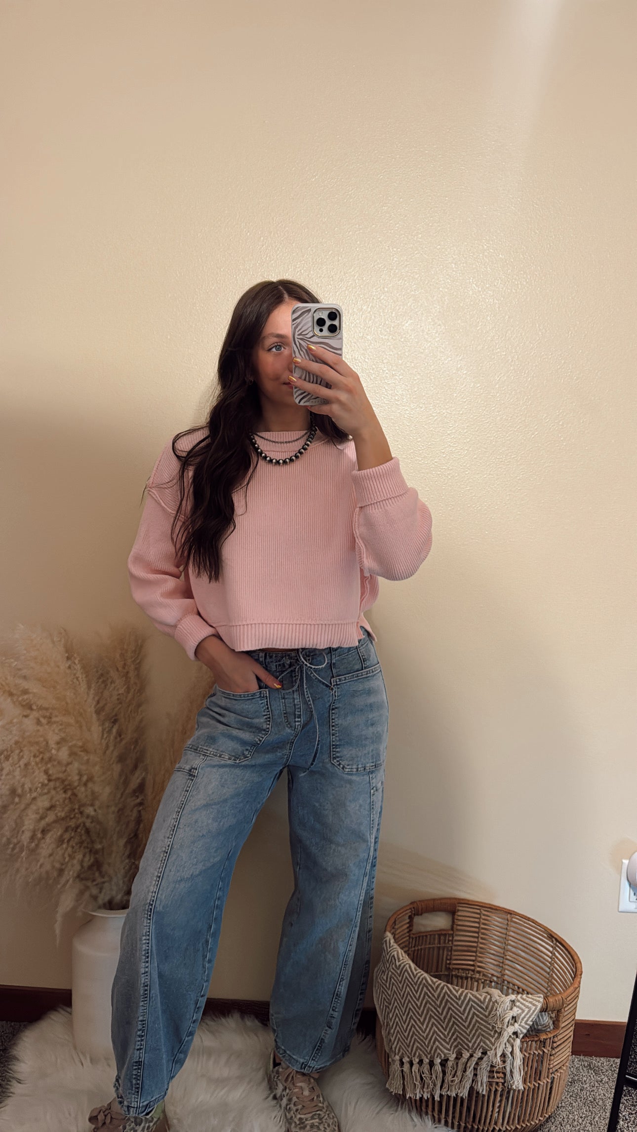 Regina Sweater Baby Pink