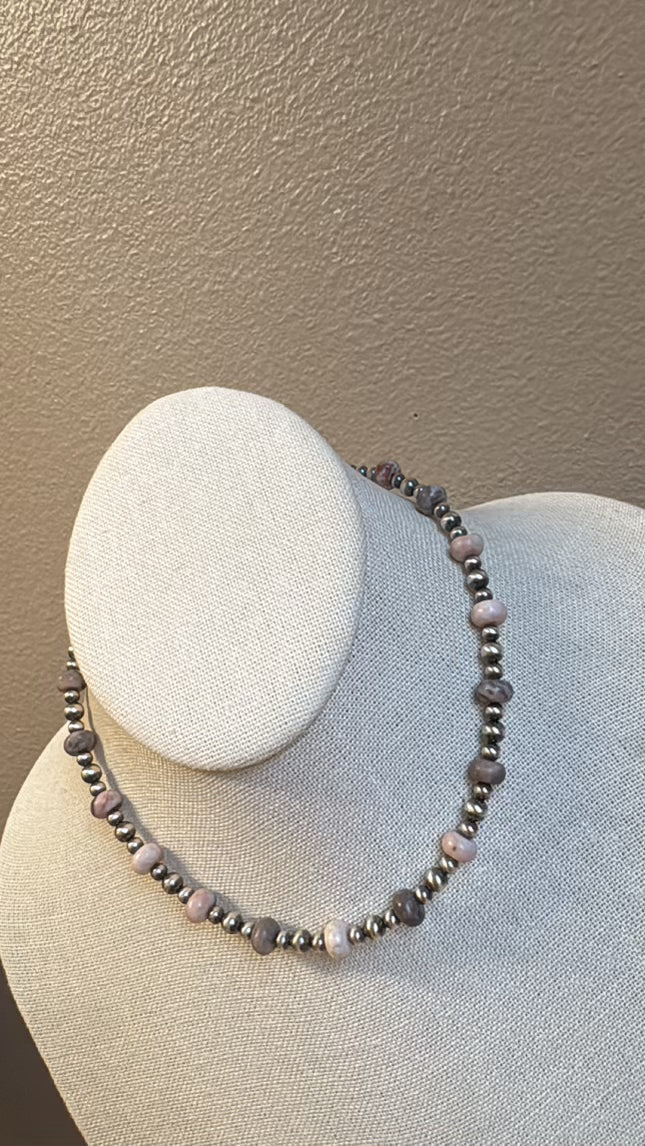 14" Pink Zebra Jasper