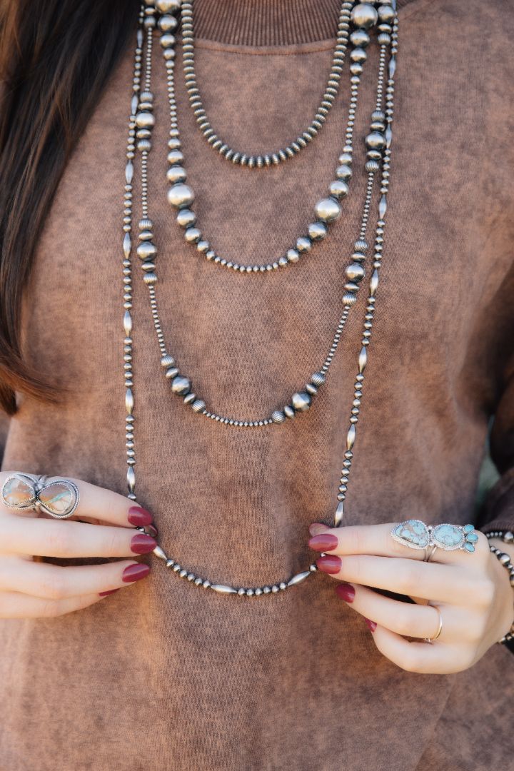 Brown Crew Neck Pullover Sweatshirt