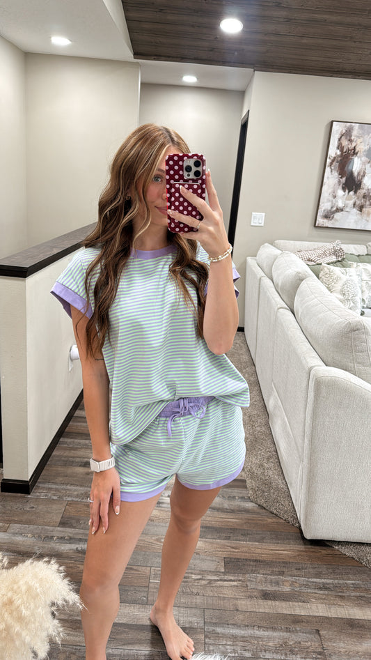 Mint/Lilac Matching Set