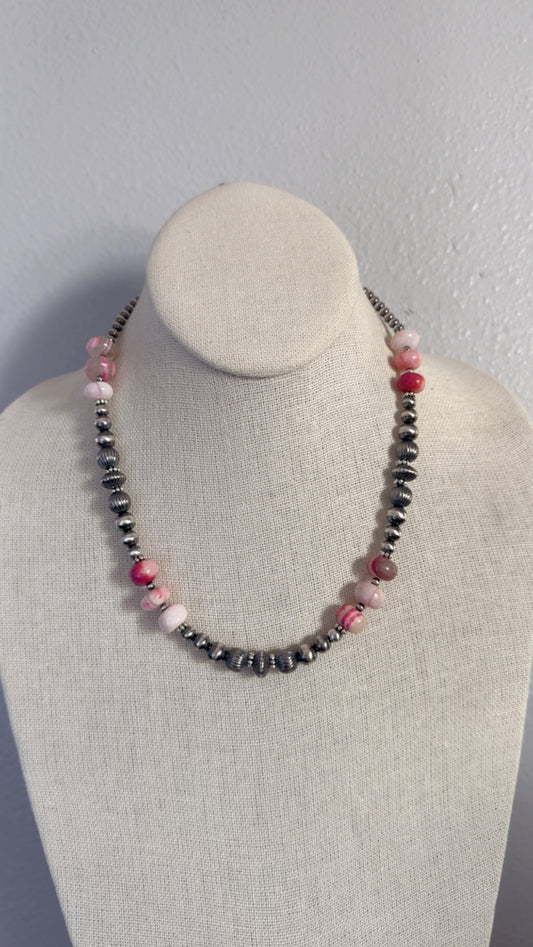 16" Pink Peach Opal
