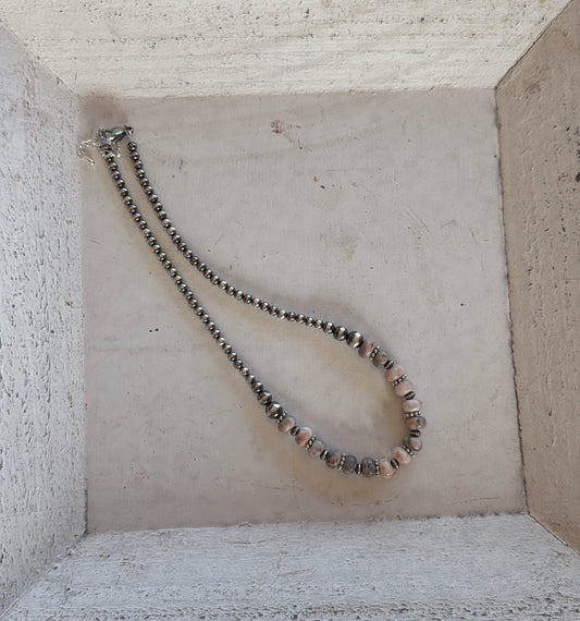 15" Pink Zebra Jasper