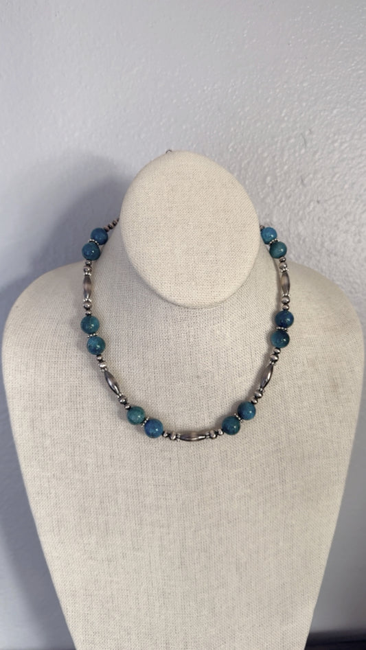 15" Blue Apatite