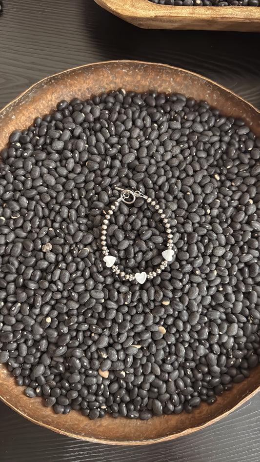 Pearl Heart Bracelet