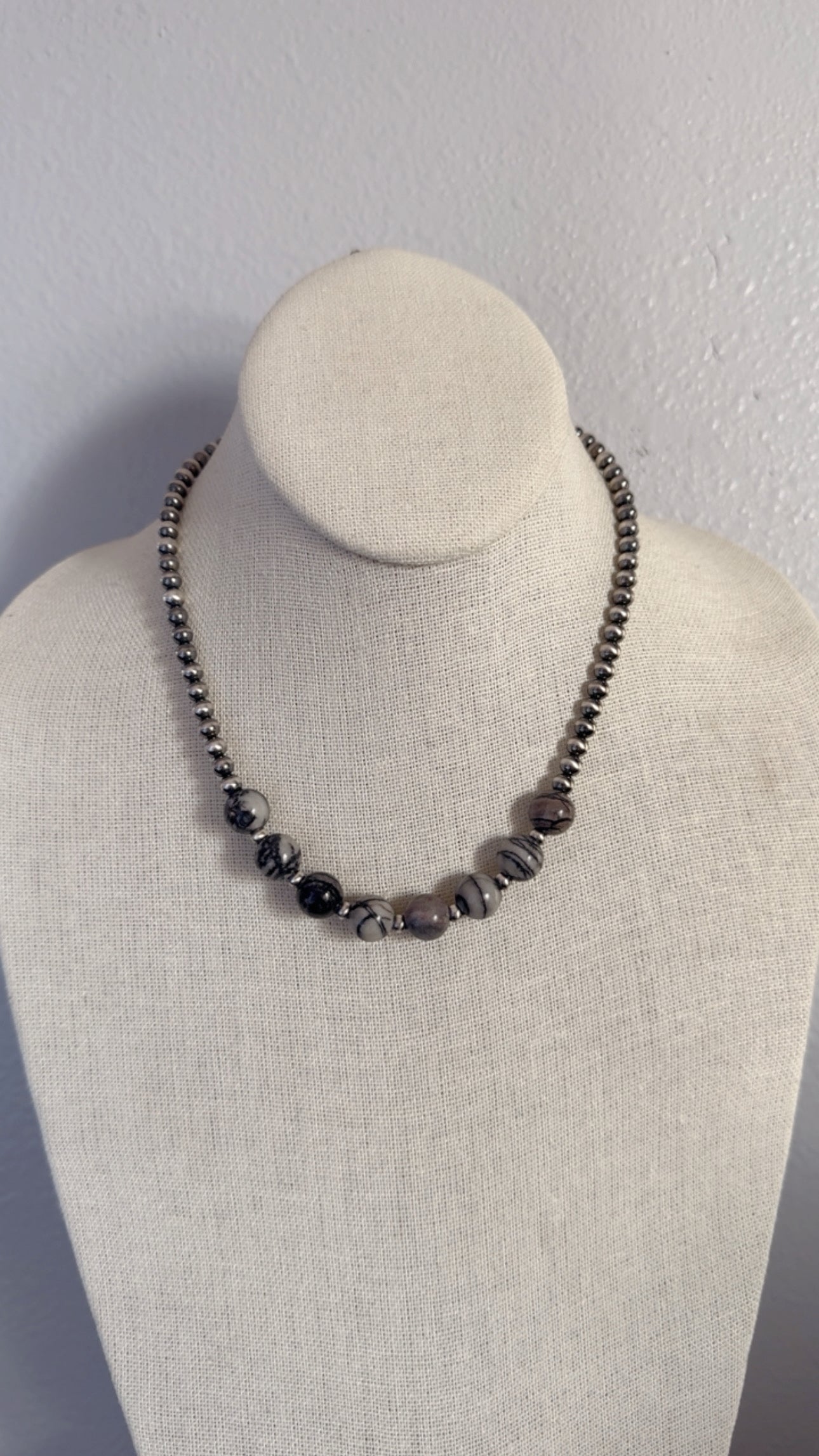 15" Black Picasso Jasper