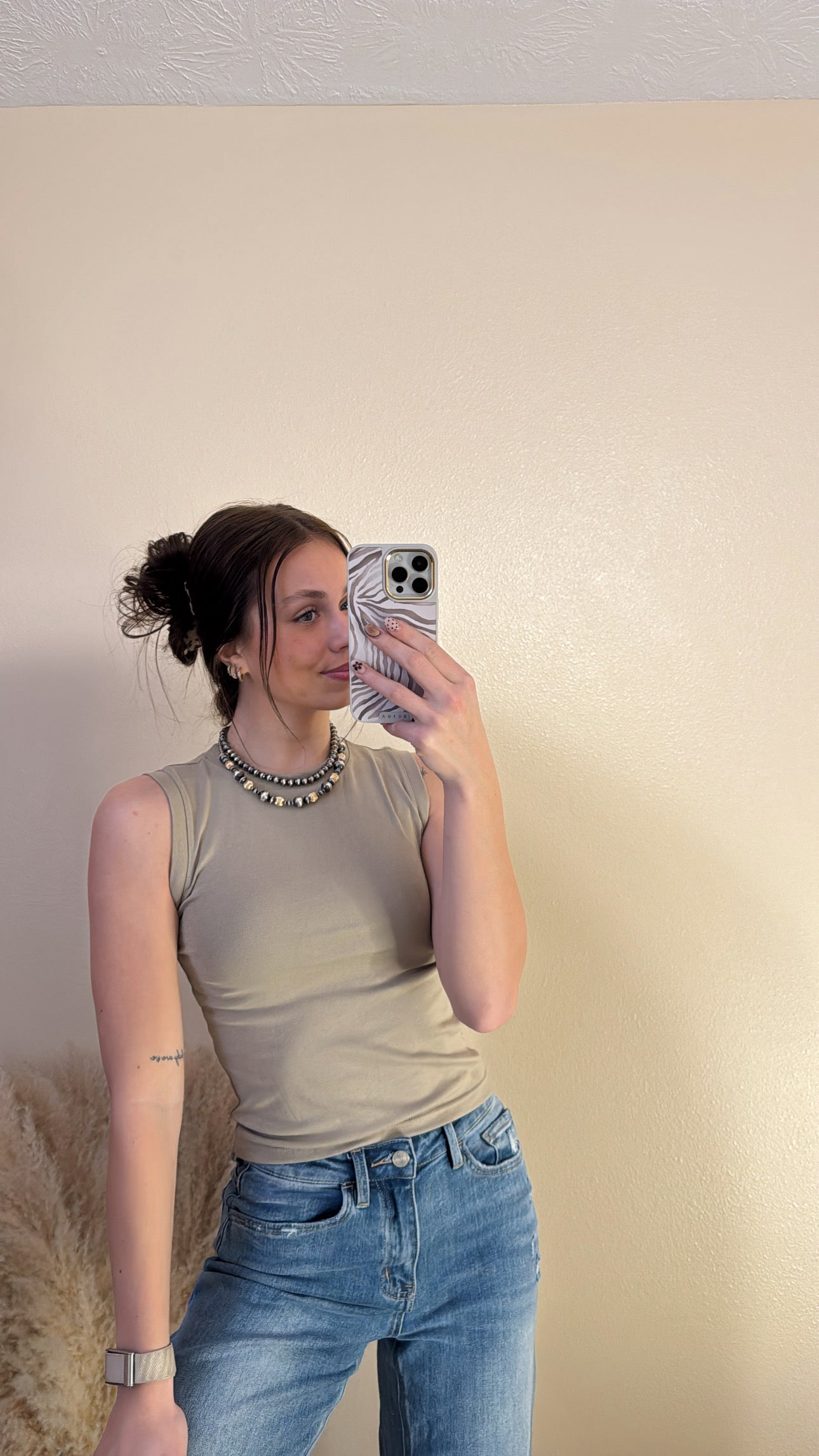 Apricot Layering Tank Top