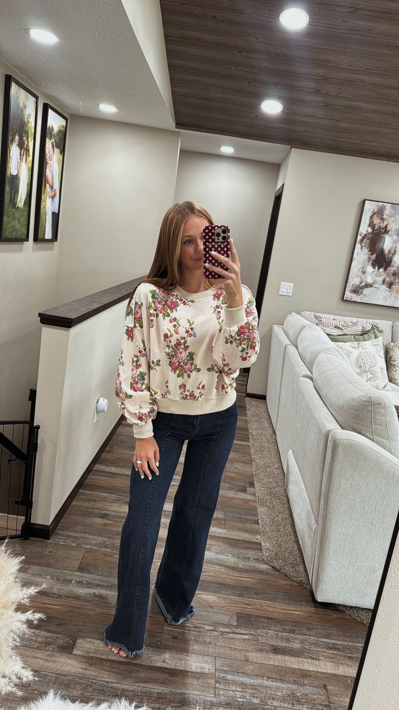 Vintage Floral Crewneck