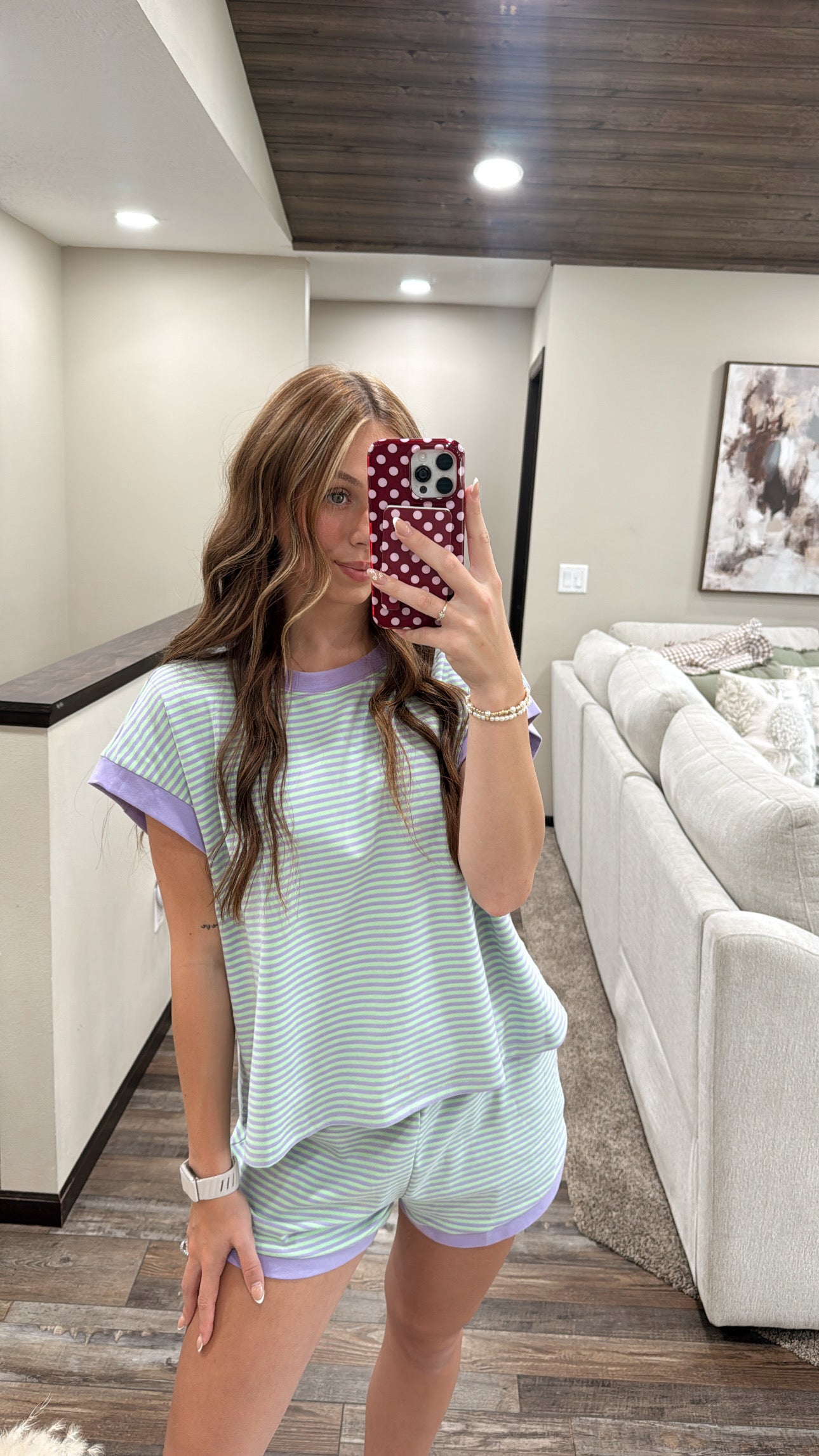 Mint/Lilac Matching Set
