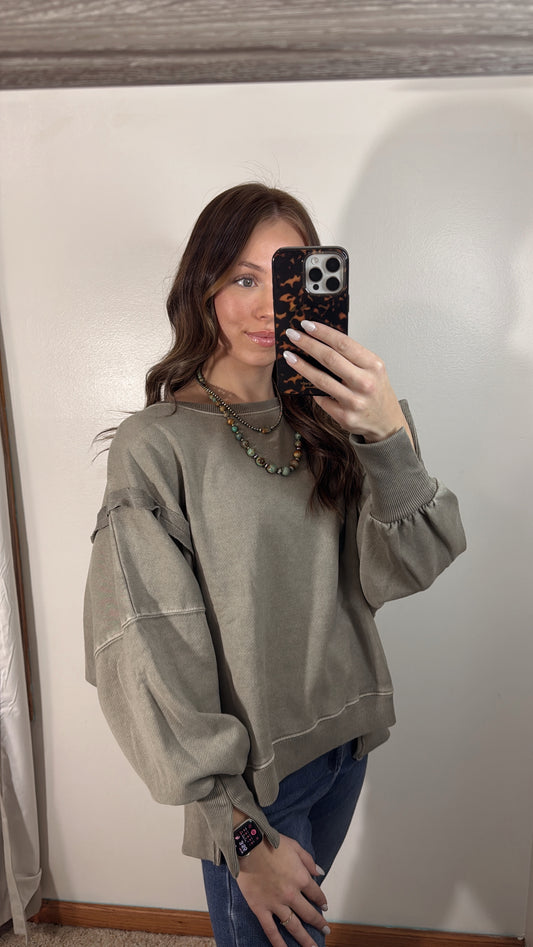 Olive Sweatshirt