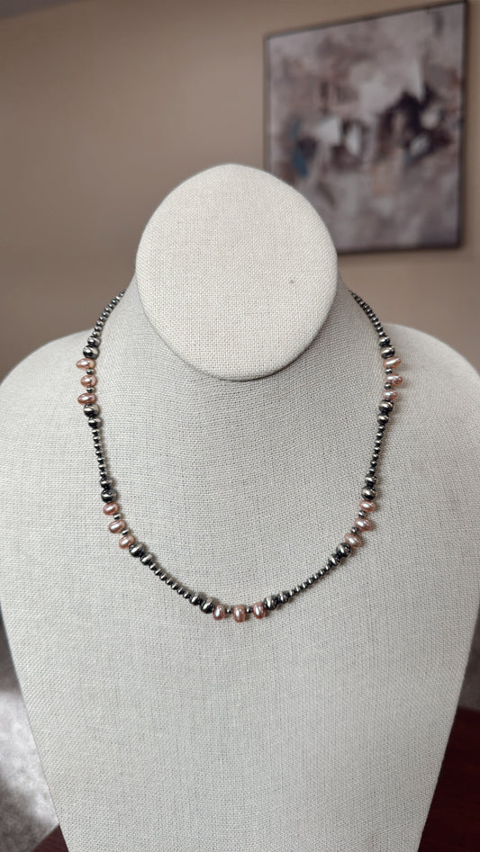 16" Pink Freshwater Pearls