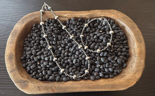 3&8mm Necklace & Bracelet Set