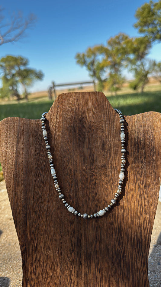 14" Gold & Freshwater Pearls