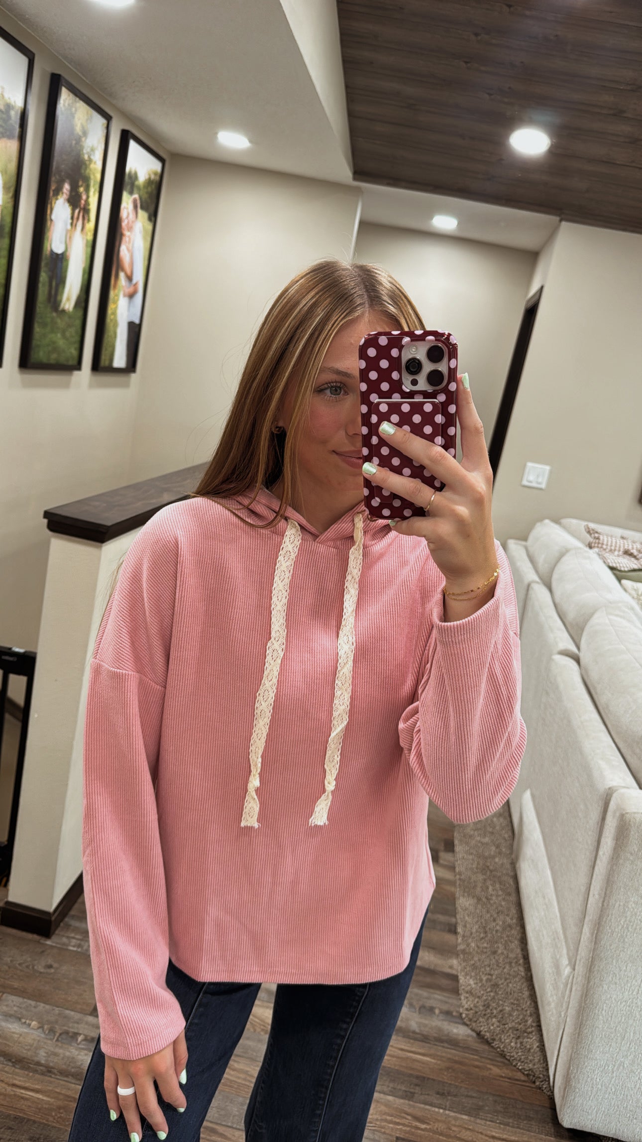 Cozy Lace Hoodie