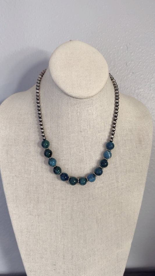 16" Blue Apatite