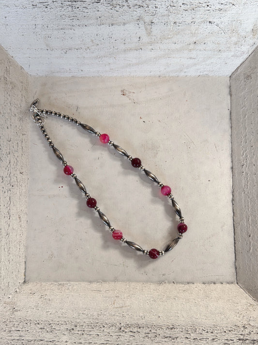 14" Pink Agate