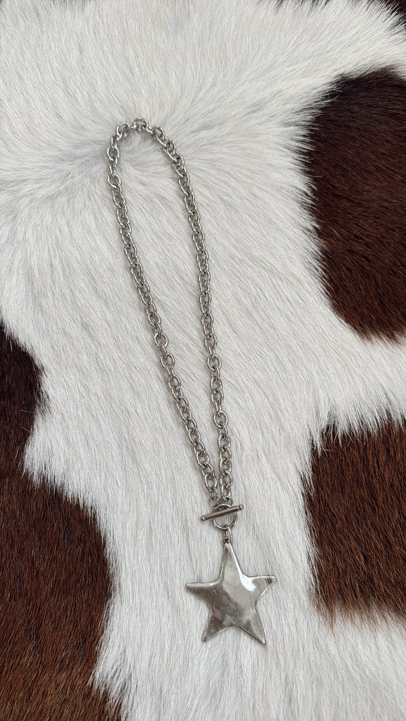 Star Toggle Necklace Silver