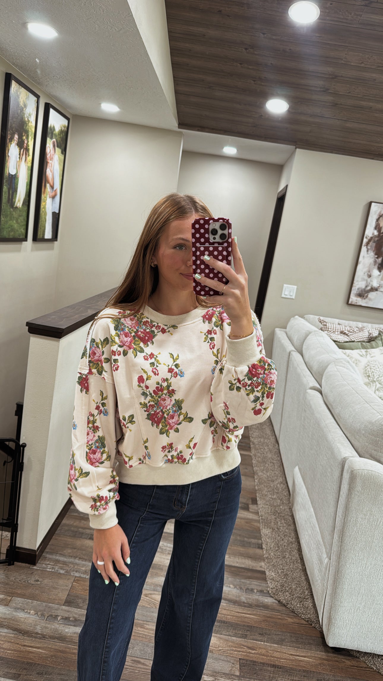 Vintage Floral Crewneck