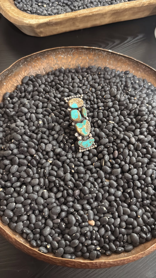 Royston Turquoise & Sterling Silver Adjustable Ring