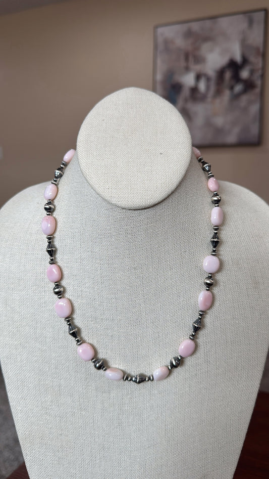 17" Pink Opal Nuggets