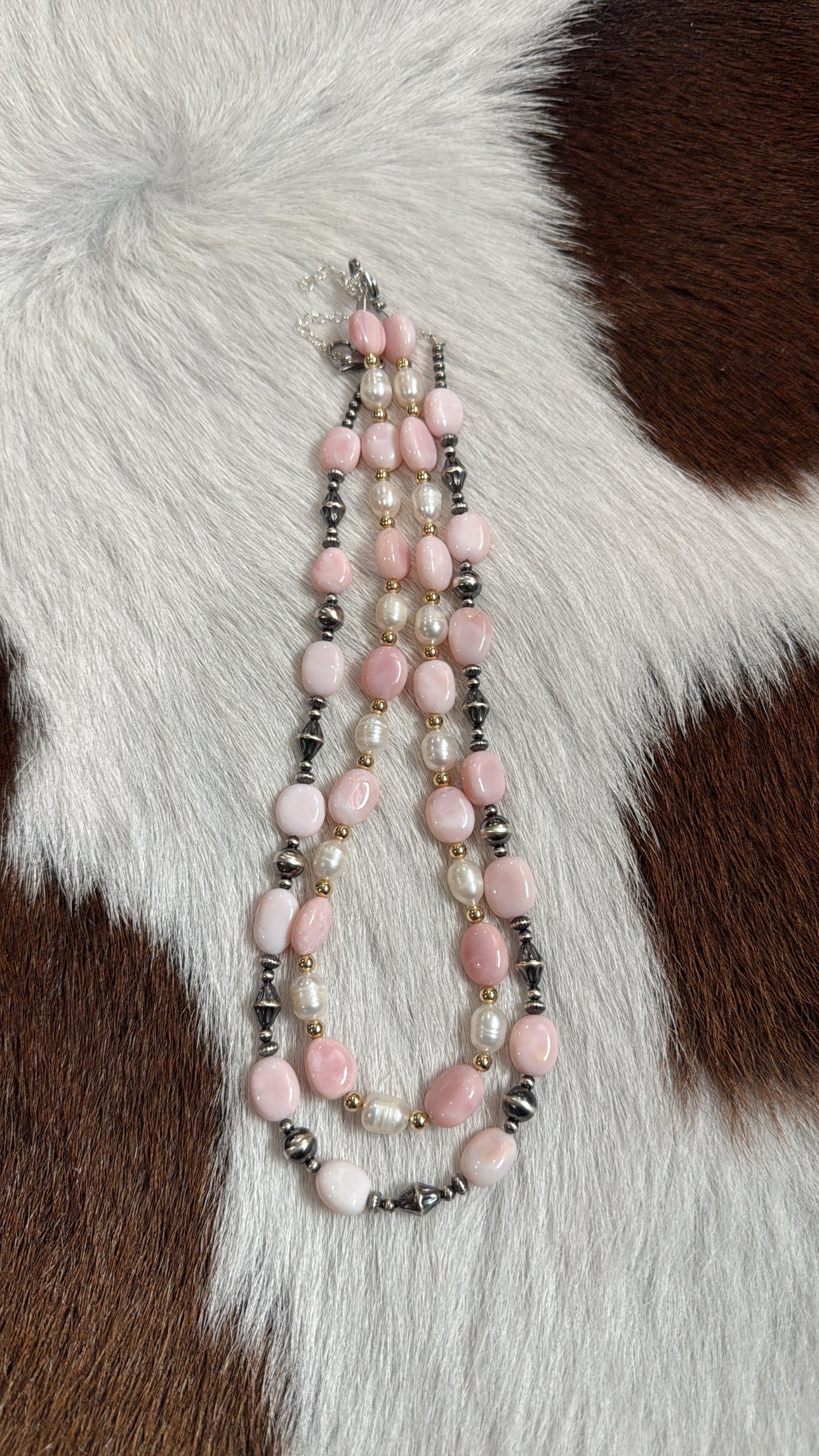 16" Pink Opal Nuggets