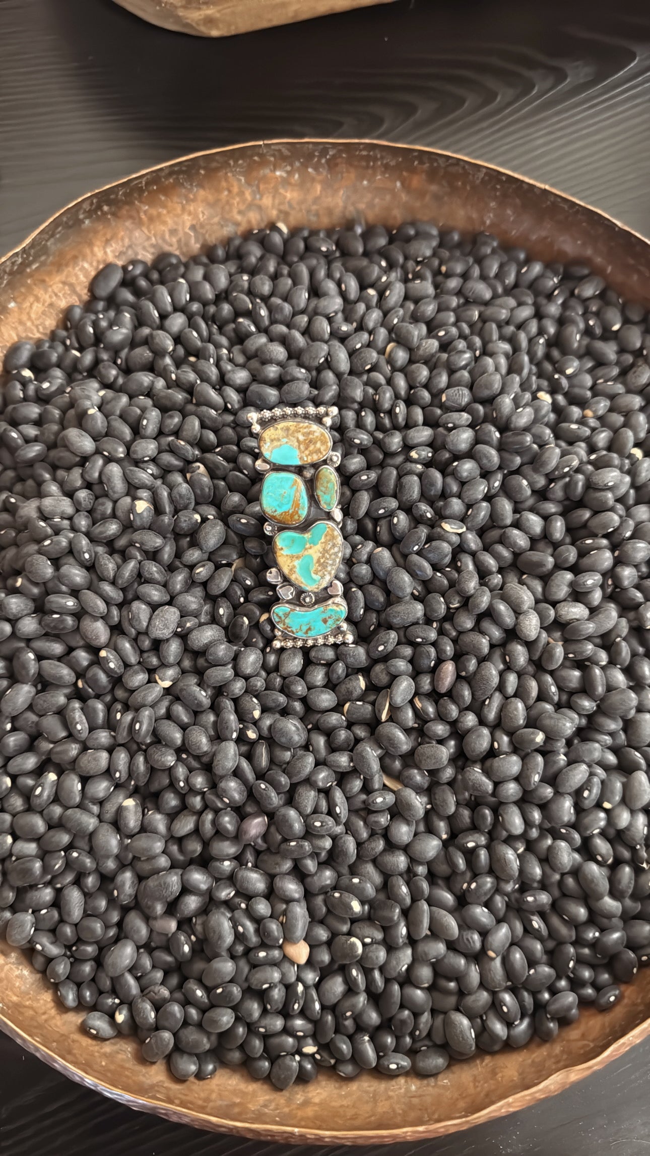 Royston Turquoise & Sterling Silver Adjustable Ring