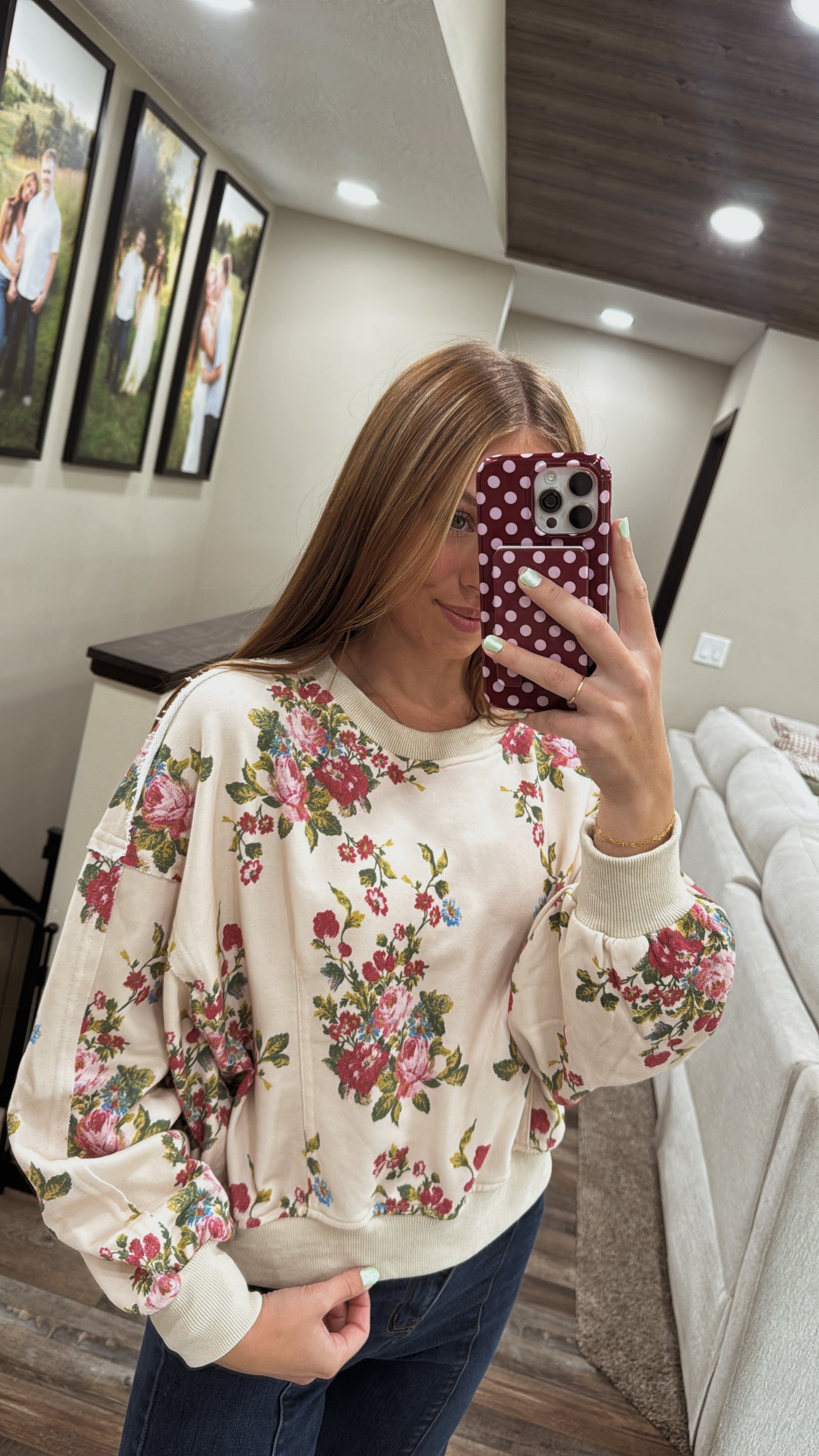 Vintage Floral Crewneck