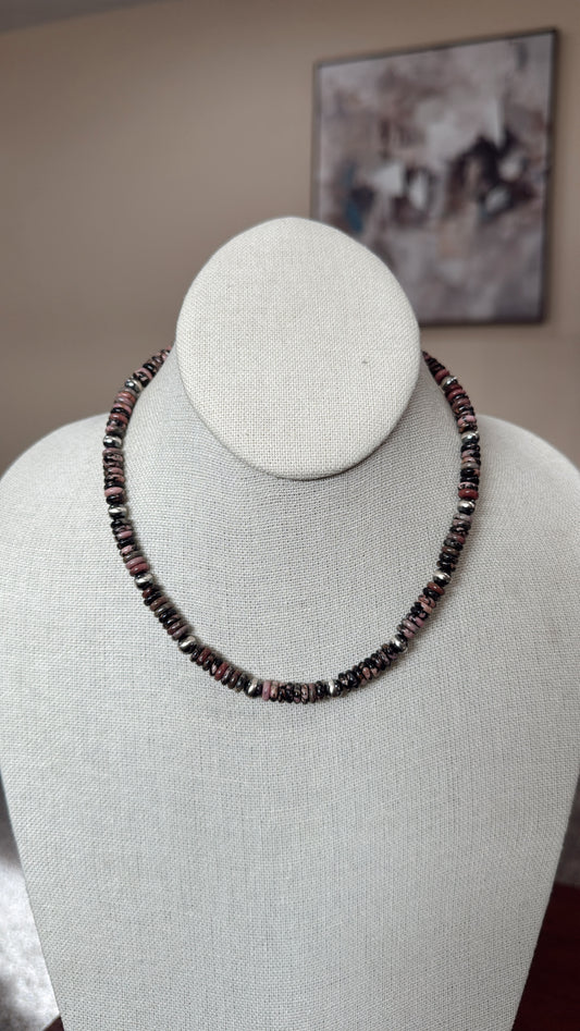 14" Rhodonite w/ Matrix