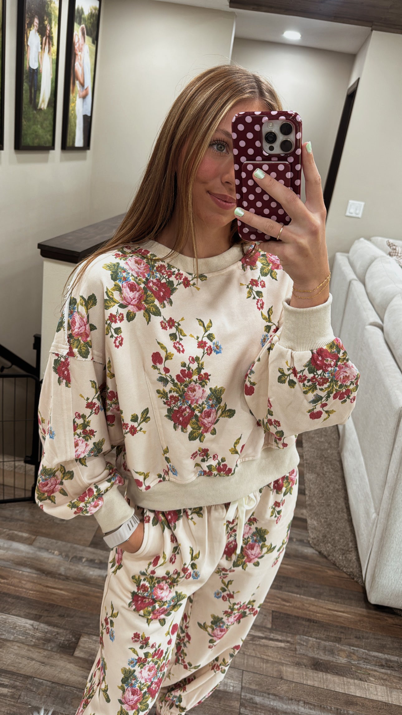 Vintage Floral Crewneck
