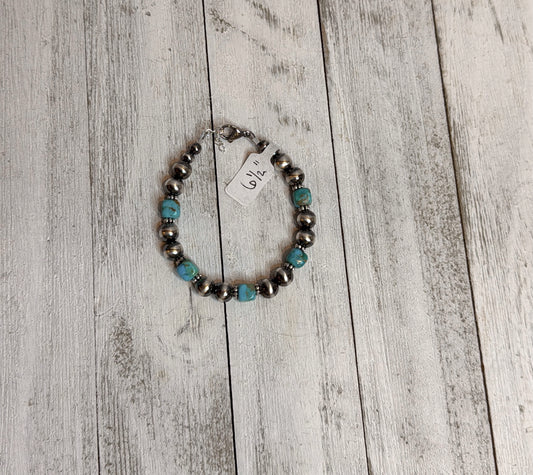 Square Turquoise Bracelet